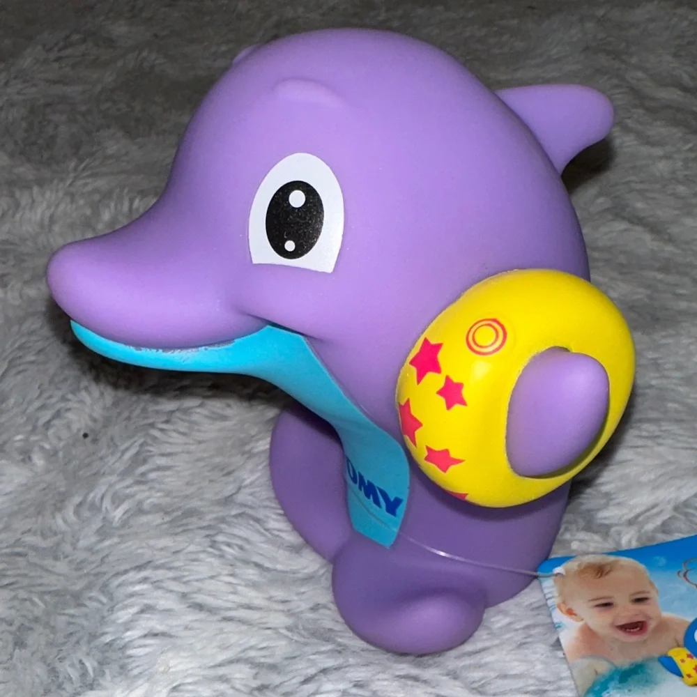 Purple‎ Dolphin Water Whistler Toy Tomy Toomies
